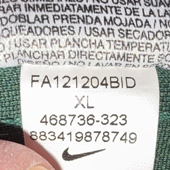 New York Jets Polo Shirt Men’s Green White Men’s Size-XL - Picture 12 of 14